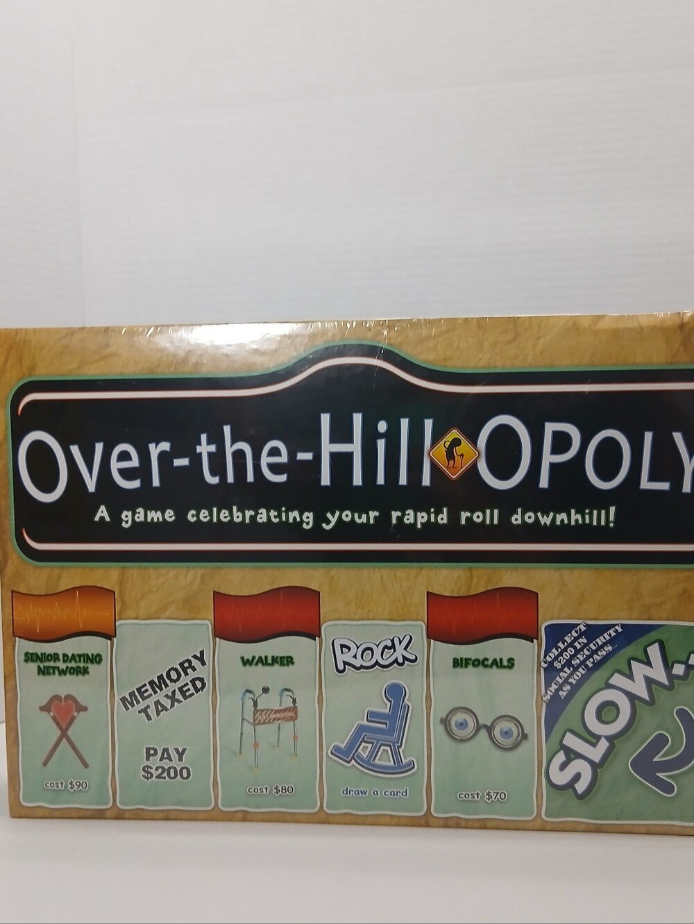 Over The Hill Opoly Board Game NEW Sealed Retirement Gag Gift 40 50 60 Birthday